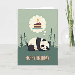 Sleeping Bear Birthday Card