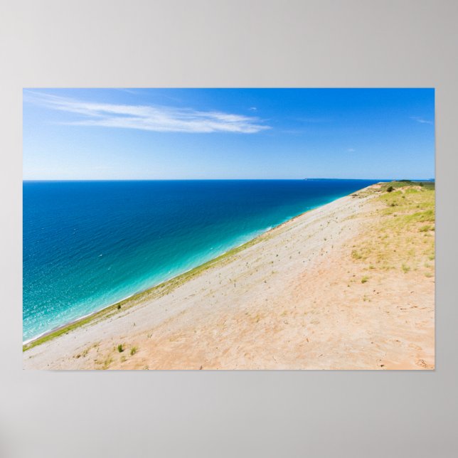 Sleeping Bear Dunes, Lake Michigan Poster (Front)