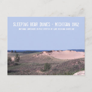 Sleeping Bear Dunes Michigan Postcard