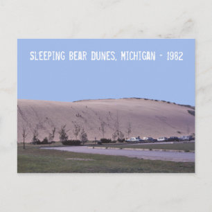 Sleeping Bear Dunes Michigan Sand Dunes Postcard