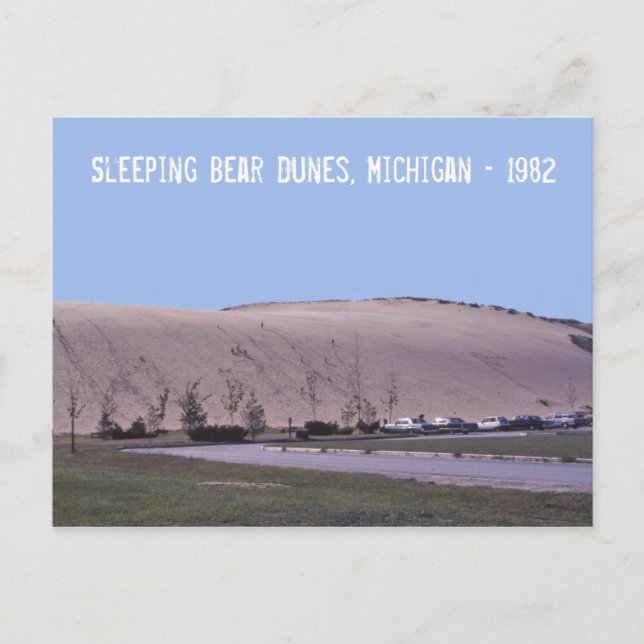 Sleeping Bear Dunes Michigan Sand Dunes Postcard (Front)