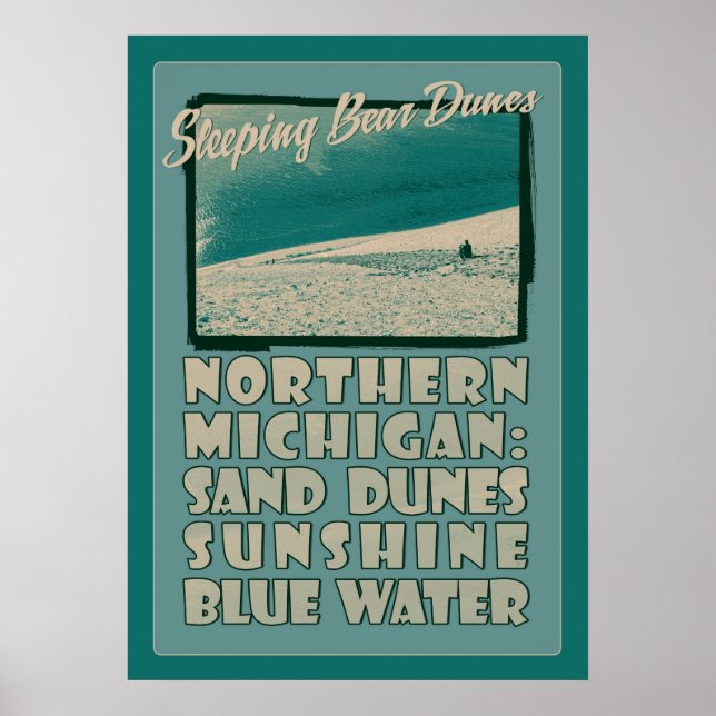 Sleeping Bear Dunes Northern Michigan Poster (Front)