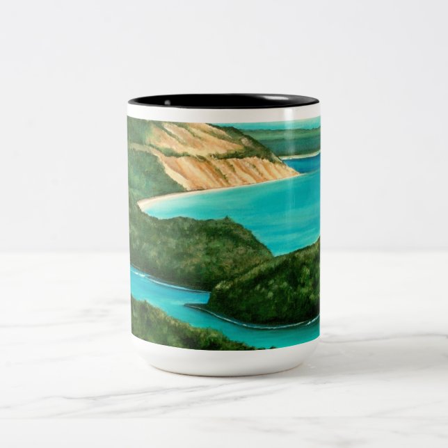 Sleeping Bear Dunes Painting | Mug (Center)