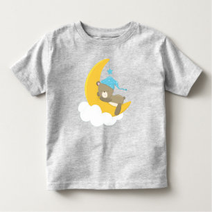 Sleeping Bear, Little Bear, Bear On The Moon Toddler T-Shirt