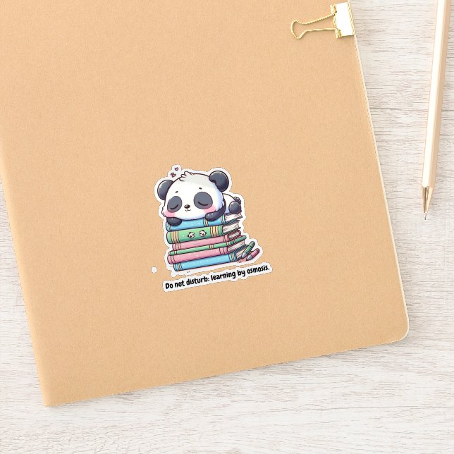 Sleeping Bear Sticker (Notebook)