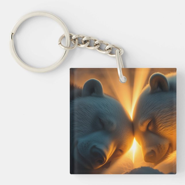 Sleeping Bears Dreamland Key Ring (Front)