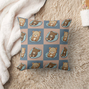 Sleeping Bears Print Cushion