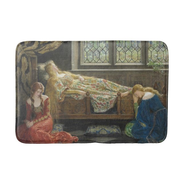 Sleeping Beauty (by John Collier) Bath Mat (Front)