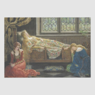 Sleeping Beauty (by John Collier) Tissue Paper