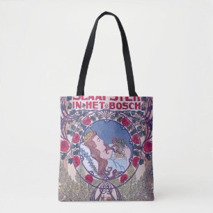 Sleeping Beauty, Cover Art, Van Caspel Tote Bag