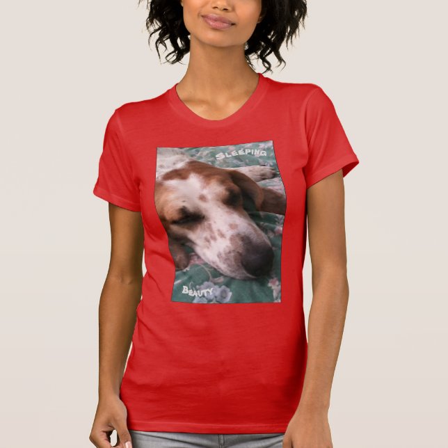 Sleeping Beauty Hound Dog Tee (Front)