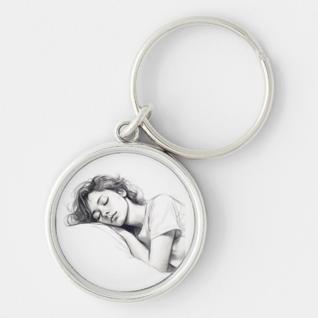 Sleeping Beauty Key Ring (Front)