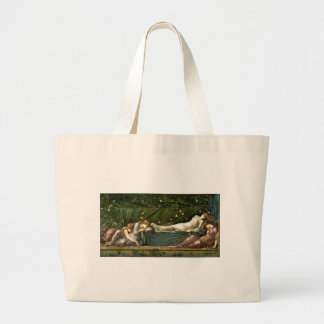 sleeping beauty large tote bag