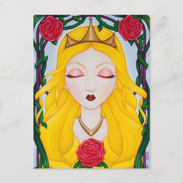 Sleeping Beauty Postcard (Front)