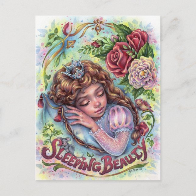 Sleeping Beauty Postcard (Front)