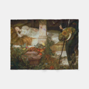 Sleeping Beauty (Prince Charming and His Princess) Fleece Blanket