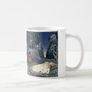 Sleeping Beauty Princess Vintage French Illustrati Coffee Mug