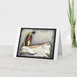 Sleeping Beauty & The Prince, Greeting Card