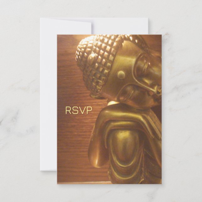 Sleeping Buddha RSVP Card (Front)