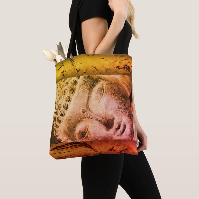 Sleeping Buddha tote (Close Up)