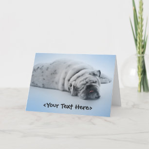 Sleeping Bulldog Card