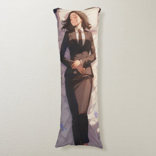 Sleeping Businesswoman Anime Body Cushion