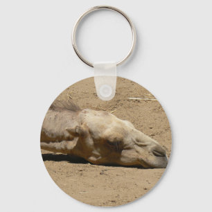 Sleeping camel key ring