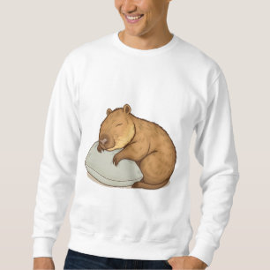 sleeping Capybara Sleepybara Sweatshirt