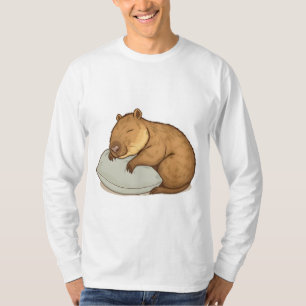 sleeping Capybara Sleepybara T-Shirt