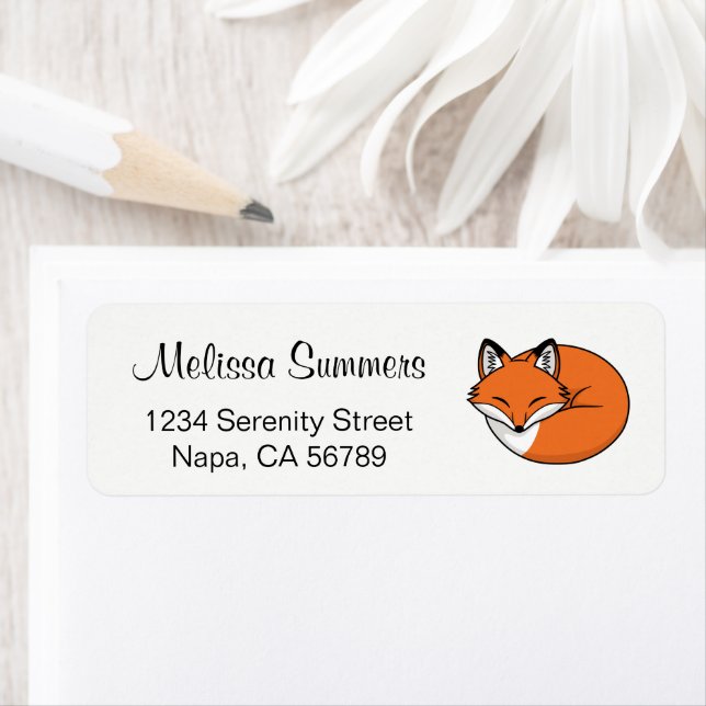 Sleeping Cartoon Fox (Insitu)