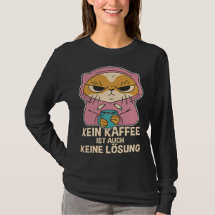 Sleeping Cat Coffee Espresso Coffee Cup Men Women T-Shirt