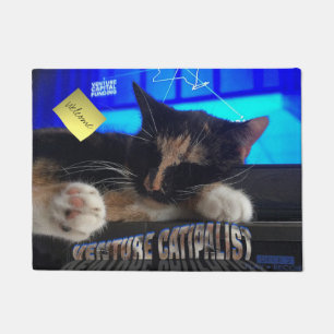 Sleeping Cat Doormat