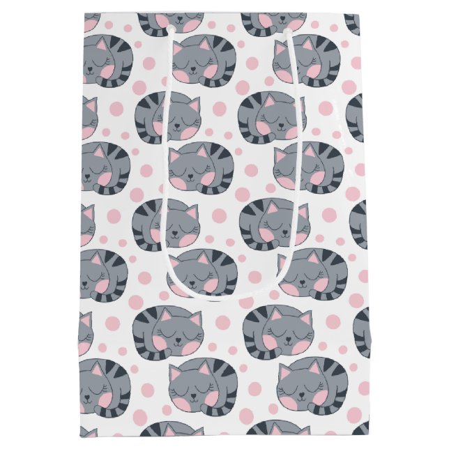 Sleeping Cat Gift Bag (Back)