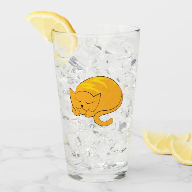 Sleeping Cat Glass (Front Ice)