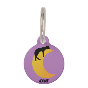 Sleeping Cat Pet Tag