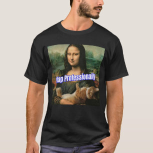 Sleeping Cat Professionally – The Cosy Gift Editio T-Shirt