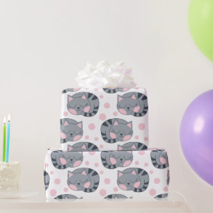 Sleeping Cat Wrapping Paper