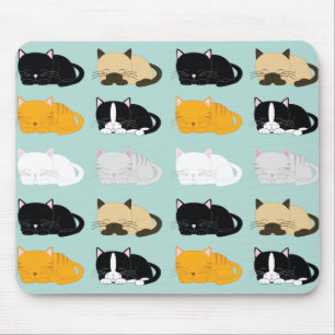 Sleeping Cats Mouse Pad