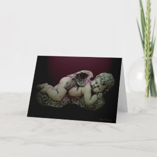 Sleeping Cherub Card