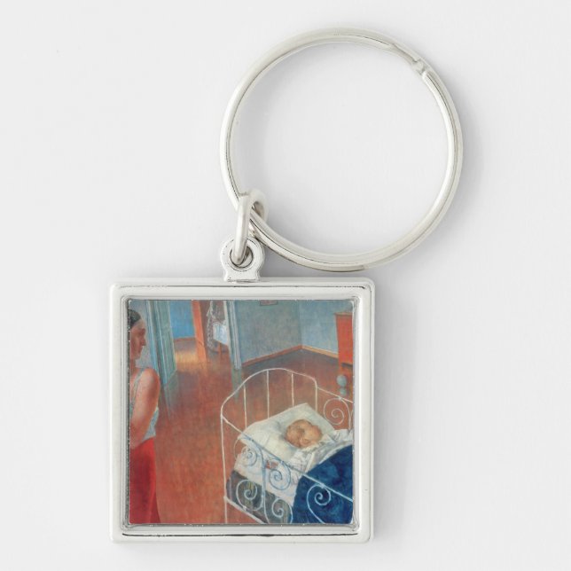 Sleeping Child, 1924 Key Ring (Front)