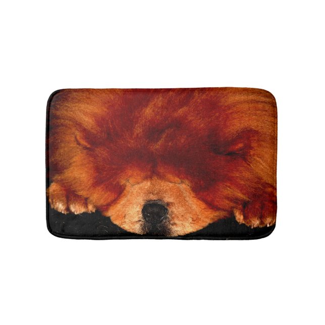 Sleeping Chow Chow bmcna Bath Mat (Front)