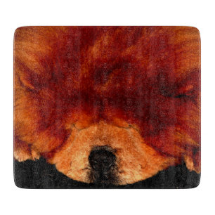 Sleeping Chow Chow cbcn Cutting Board