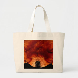 Sleeping Chow Chow jtcna Large Tote Bag