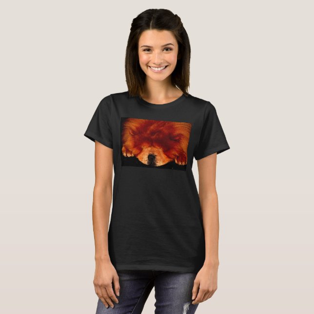 Sleeping Chow Chow wccna T-Shirt (Front Full)