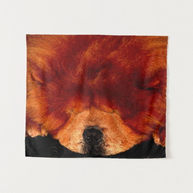 Sleeping Chow Chow wta Tapestry (Front (Horizontal))