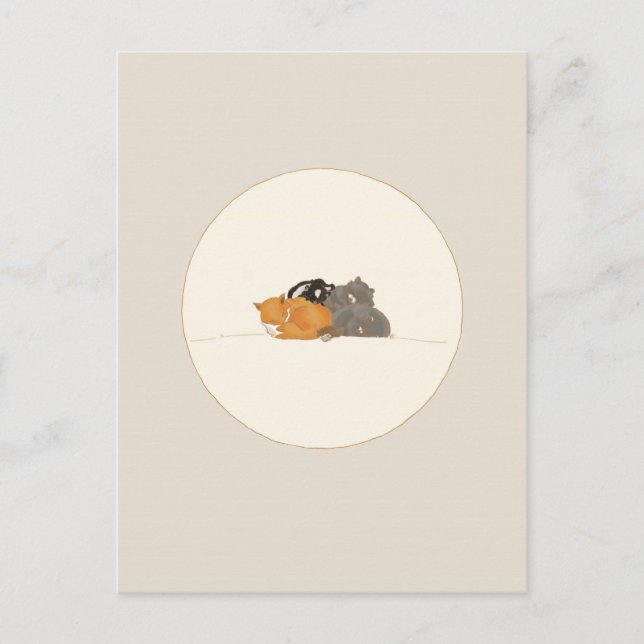 Sleeping Creatures Postcard (Front)