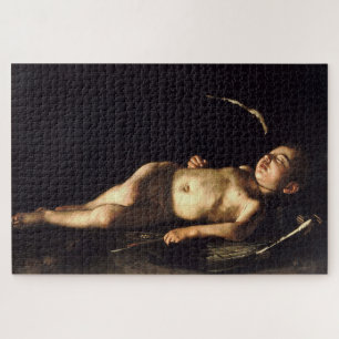 Sleeping Cupid (1608) by Caravaggio Jigsaw Puzzle