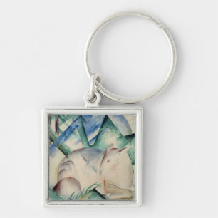 Sleeping Deer Key Ring