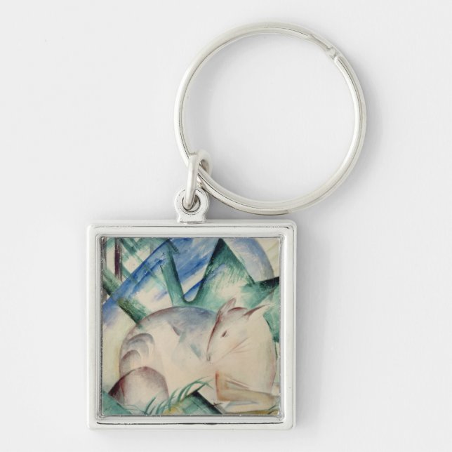 Sleeping Deer Key Ring (Front)