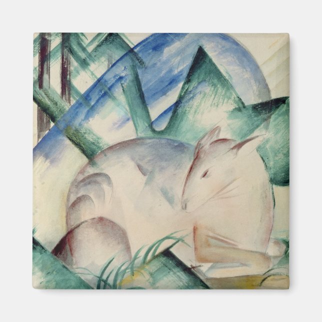 Sleeping Deer Magnet (Front)